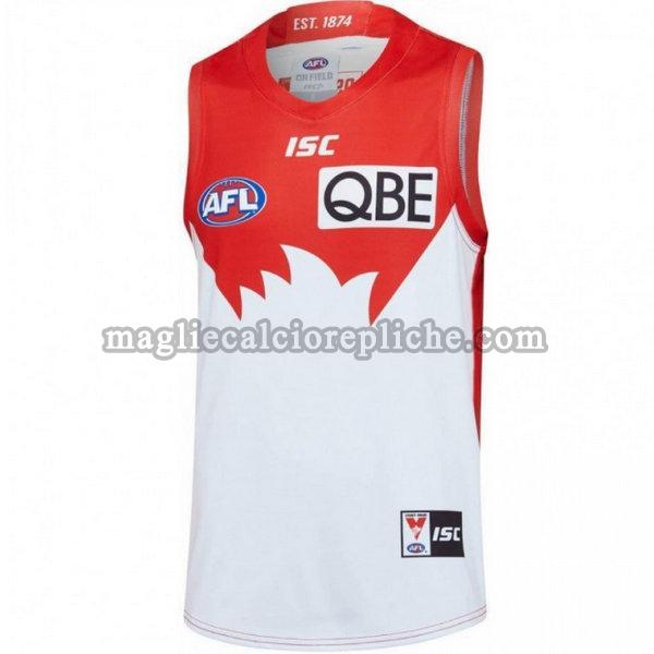 prima maglie calcio sydney swans 2020 bianco