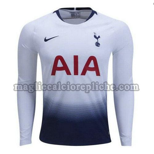 prima maglie calcio tottenham hotspur 2018-2019 manica lunga