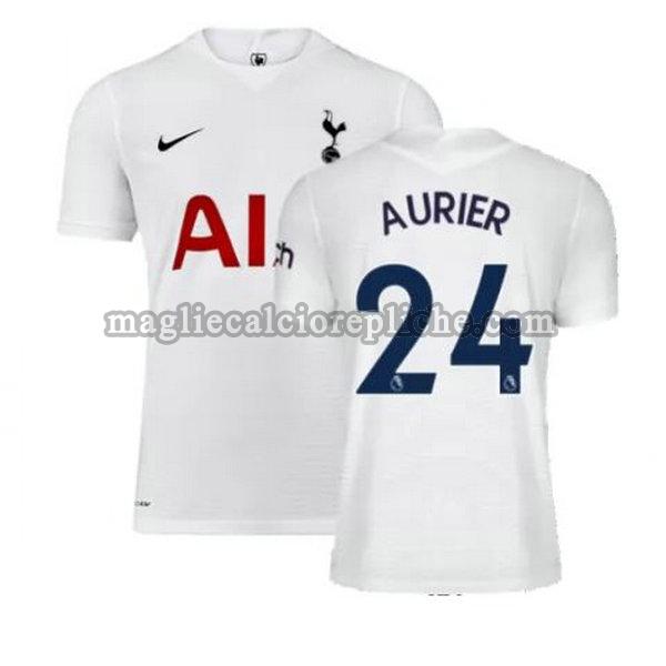 prima maglie calcio tottenham hotspur 2021 2022 aurier 24 bianco