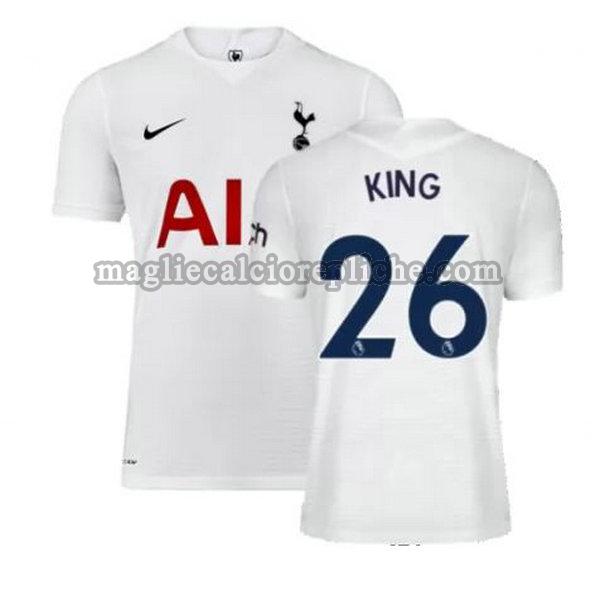 prima maglie calcio tottenham hotspur 2021 2022 king 26 bianco