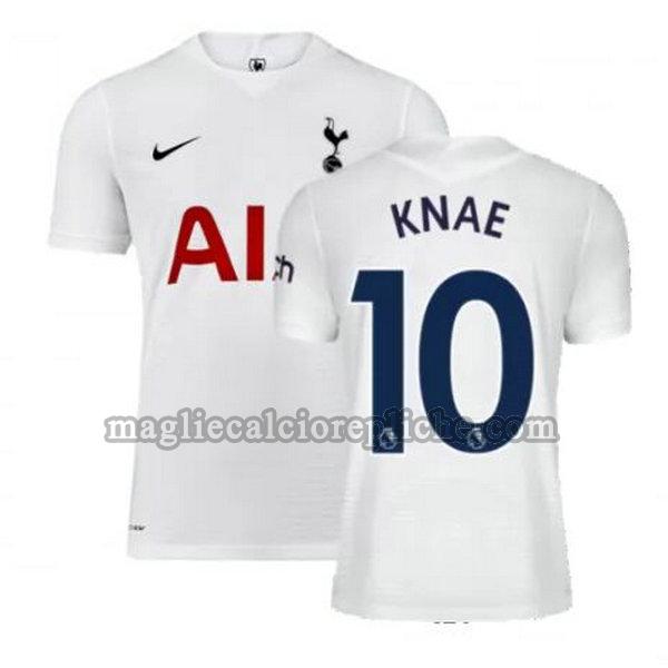 prima maglie calcio tottenham hotspur 2021 2022 knae 10 bianco