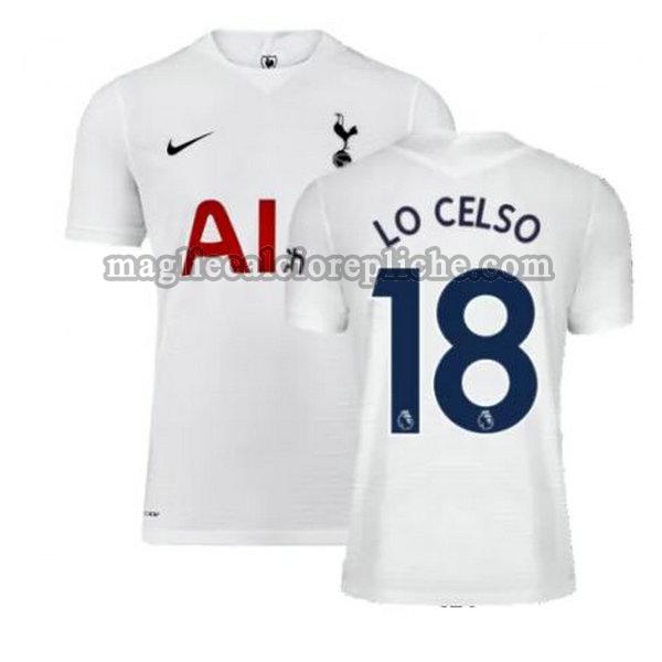 prima maglie calcio tottenham hotspur 2021 2022 lo celso 18 bianco