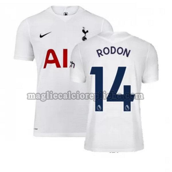 prima maglie calcio tottenham hotspur 2021 2022 rodon 14 bianco