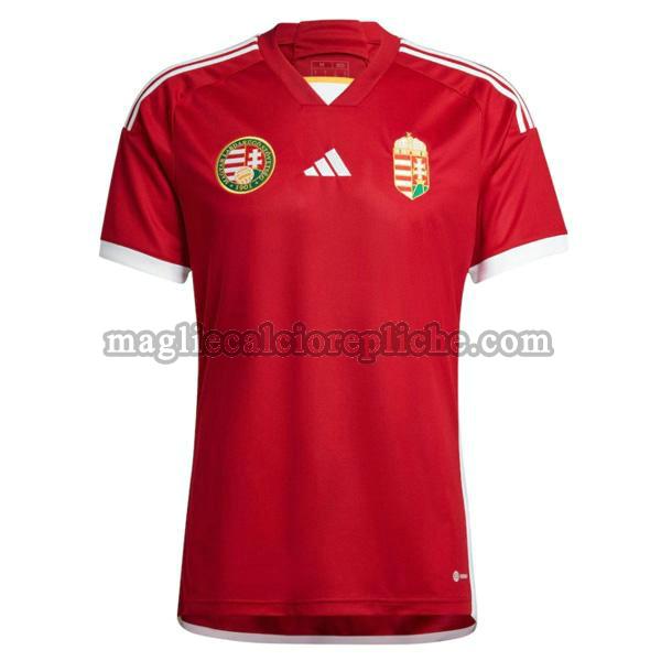 prima maglie calcio ungheria 2022 thailandia rosso