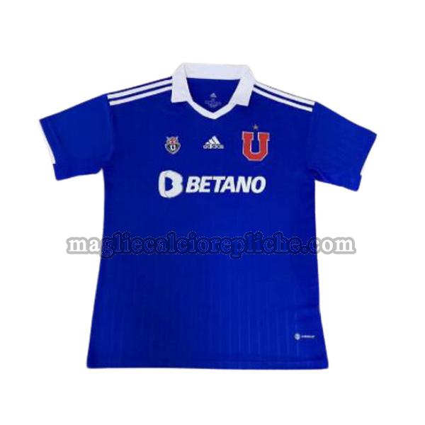 prima maglie calcio universidad de chile 2022 2023 thailandia blu