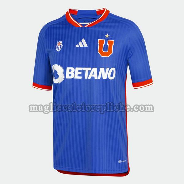 prima maglie calcio universidad de chile 2023 2024 thailandia blu