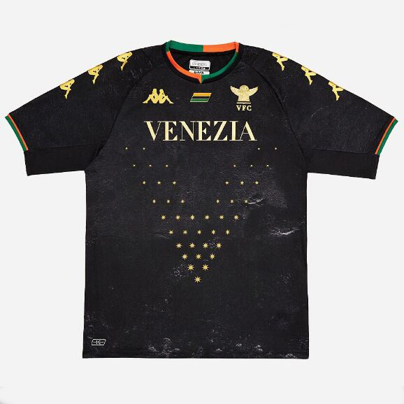 prima divisa maglie calcio venice 2021 2022 nero