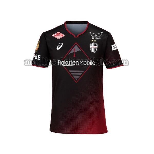 prima maglie calcio vissel kobe 2023 2024 thailandia nero