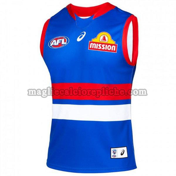 prima maglie calcio western bulldogs 2021 blu