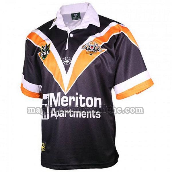 prima maglie calcio wests tigers 1998 nero