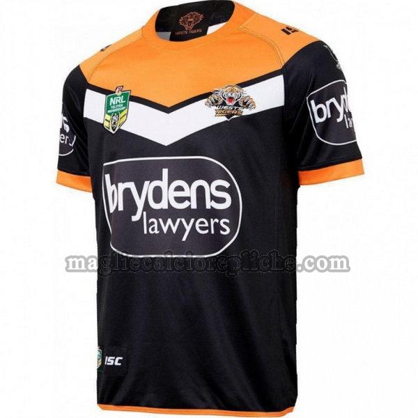 prima maglie calcio wests tigers 2018 nero