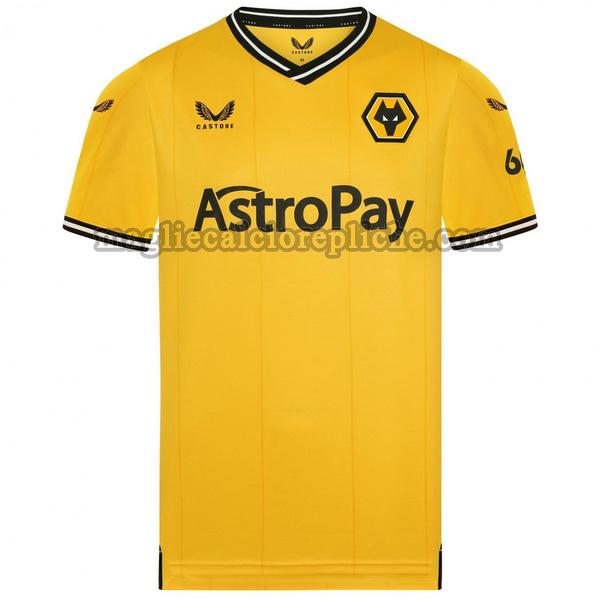 prima maglie calcio wolverhampton 2023 2024 thailandia giallo