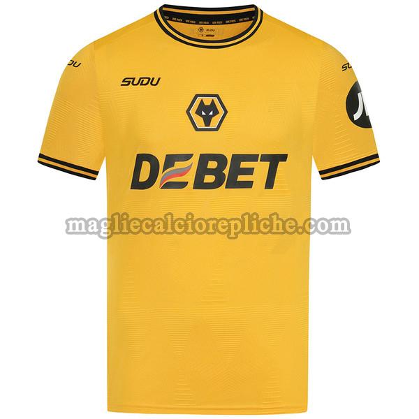 prima maglie calcio wolverhampton 2024 2025 thailandia giallo