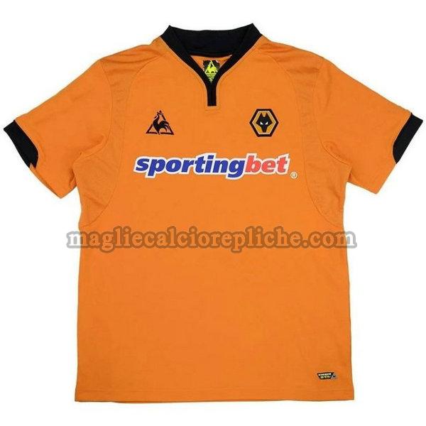 prima maglie calcio wolverhampton wanderers 2009-2010 giallo