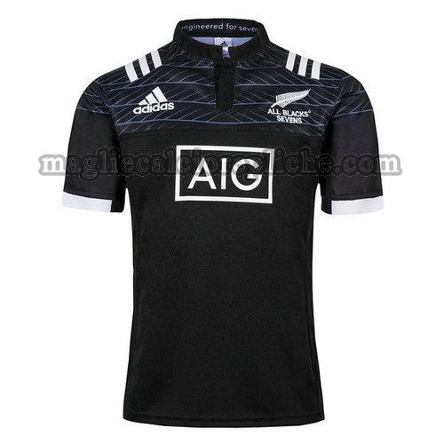 prima maglie rugby calcio all blacks 2018 nero