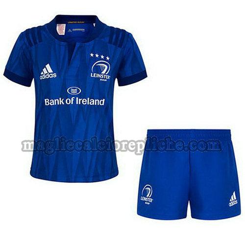 prima maglie rugby calcio bambino leinster 2018 blu