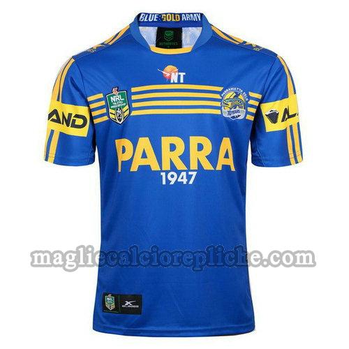 prima maglie rugby calcio parramatta eels 2017-2018 blu