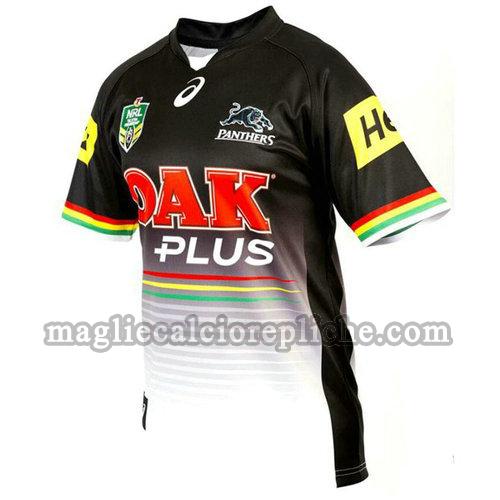 prima maglie rugby calcio penrith panthers 2017 nero