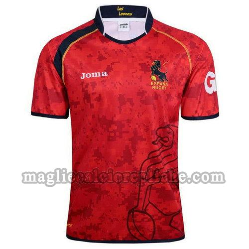 prima maglie rugby calcio spagna 2017-2018 rosso