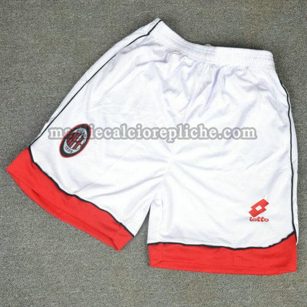 prima pantaloncini calcio ac milan 1997-1998 bianco