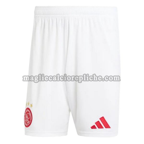 prima pantaloncini calcio ajax 2024 2025 bianco