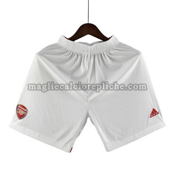 prima pantaloncini calcio arsenal 2022 2023 bianco