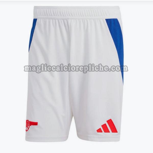 prima pantaloncini calcio arsenal 2024 2025 bianco