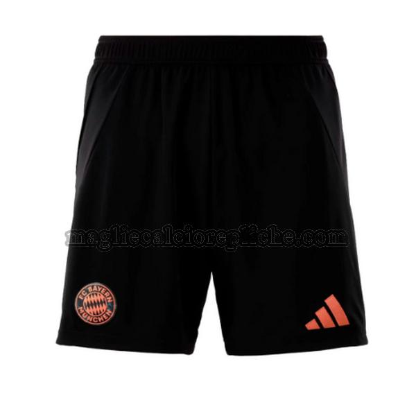 seconda pantaloncini calcio bayern münchen 2024 2025 nero