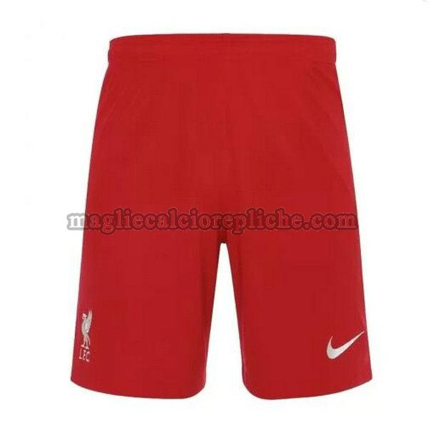 prima pantaloncini calcio liverpool 2021 2022 rosso