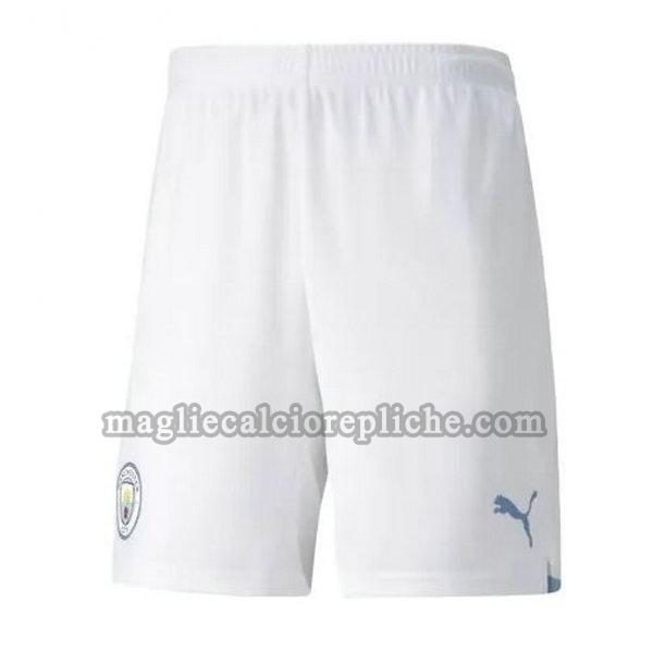 prima pantaloncini calcio manchester city 2021 2022 blu