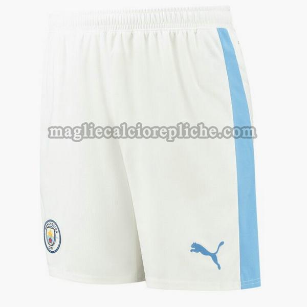 prima pantaloncini calcio manchester city 2023 2024 bianco