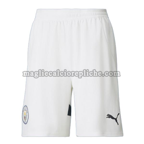 prima pantaloncini calcio manchester city 2024 2025 bianco