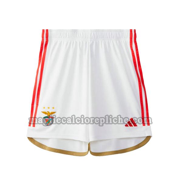 prima pantaloncini calcio sl benfica 2023 2024 bianco