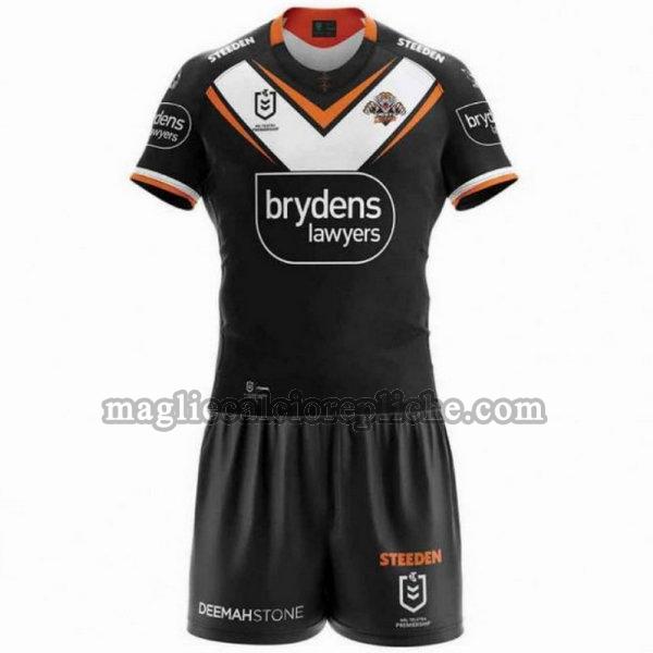 prima pantaloncini calcio wests tigers 2021 nero