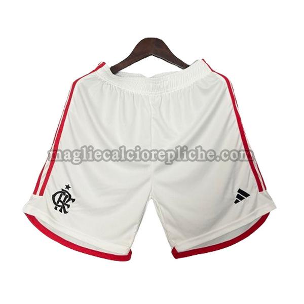 prima pantalones corto calcio flamengo 2024 2025 bianco