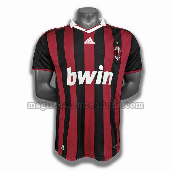 prima player maglie calcio ac milan 2009 2010 rosso