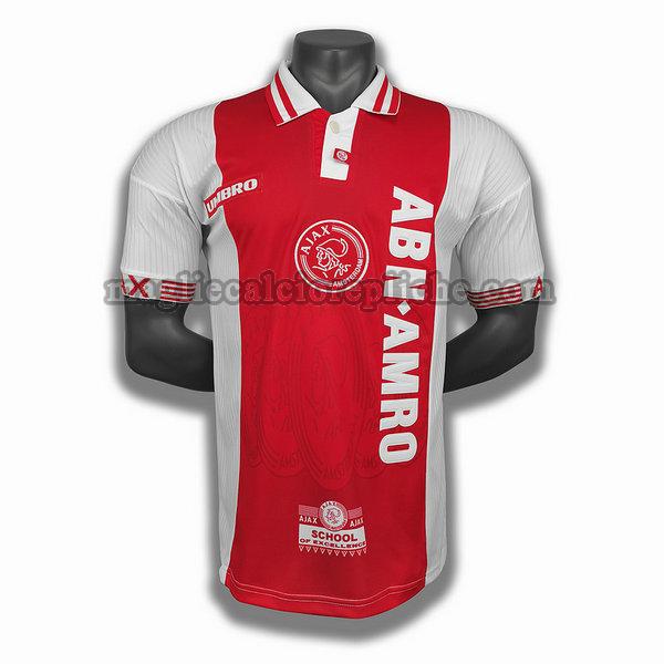 prima player maglie calcio ajax 1997 98 rosso