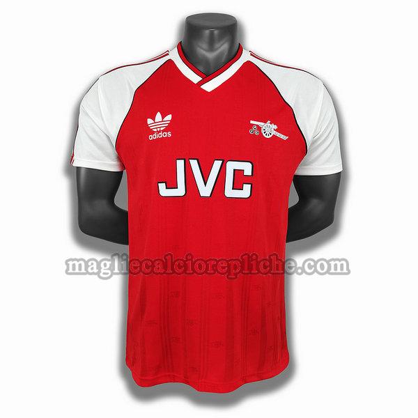 prima player maglie calcio arsenal 1988 rosso