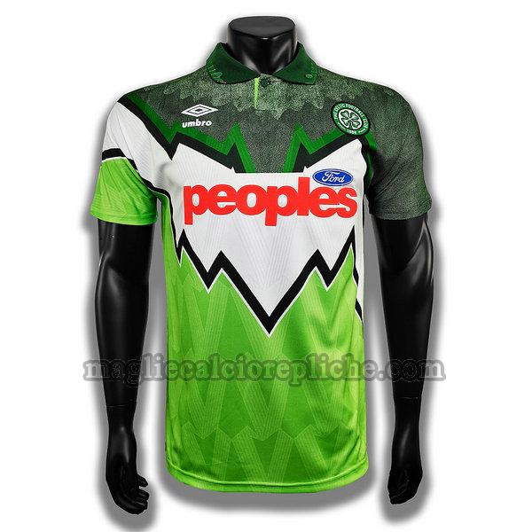 prima player maglie calcio celtic 19911992 verde