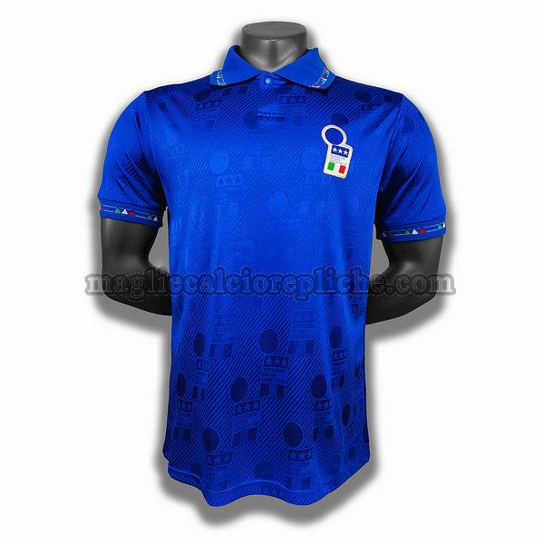 prima player maglie calcio italia 1994 blu