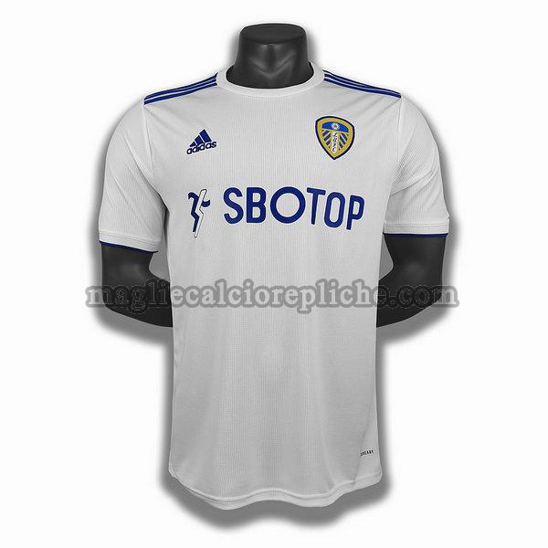 prima player maglie calcio leeds united 2020-2021 bianco