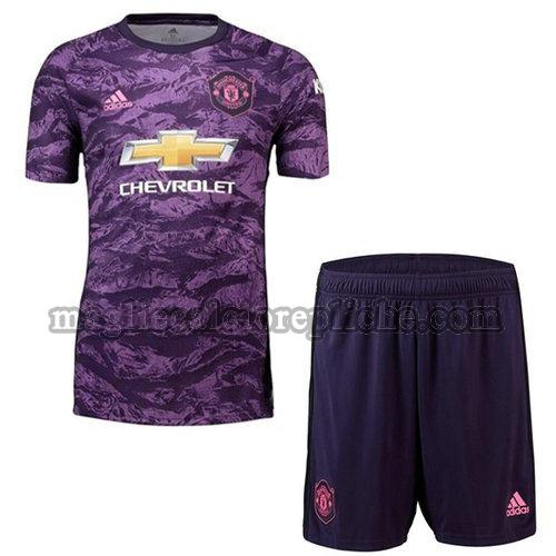 prima portiere maglie calcio bambino manchester united 2019-2020