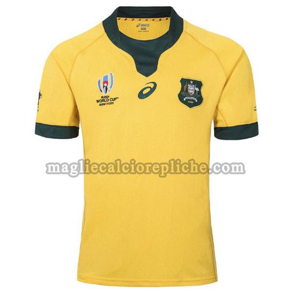 prima rwc maglie calcio australia 2019 giallo