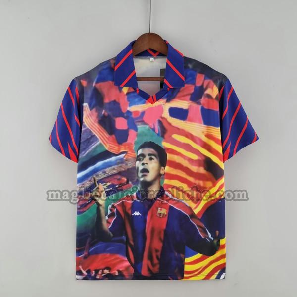 romario maglie calcio barcellona 1993 1994 blu rosso