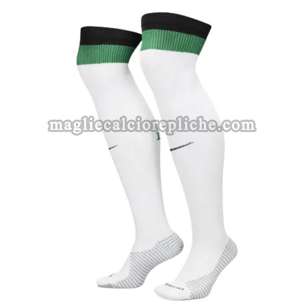 seconda calzini calcio liverpool 2023 2024 bianco verde