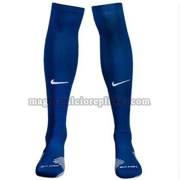 seconda calzini calcio olanda 2024 blu