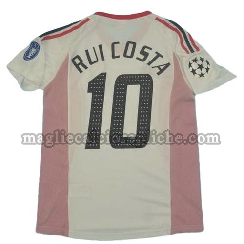 seconda divisa maglie calcio ac milan 2002-2003 rui costa 10