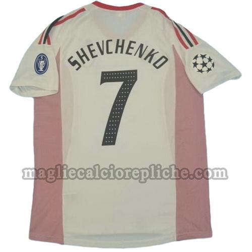 seconda divisa maglie calcio ac milan 2002-2003 shevchenko 7