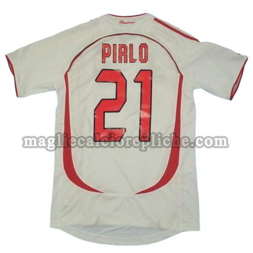 seconda divisa maglie calcio ac milan 2006-2007 pirlo 21