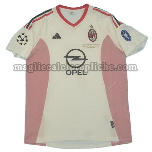 seconda divisa maglie calcio ac milan ucl 2002-2003